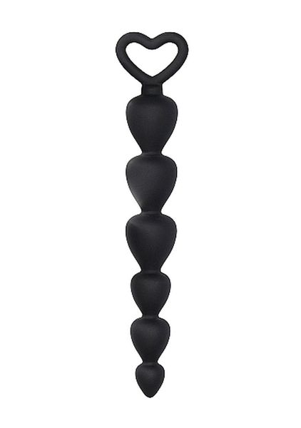 Silicone Anal Beads - Black zdjęcie 1
