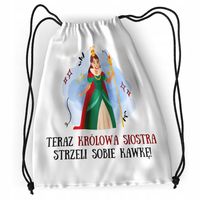 Plecak Dla Siostry Sportowy Szkolny Worek Torba Z Nadrukiem Ze Zdjęciem