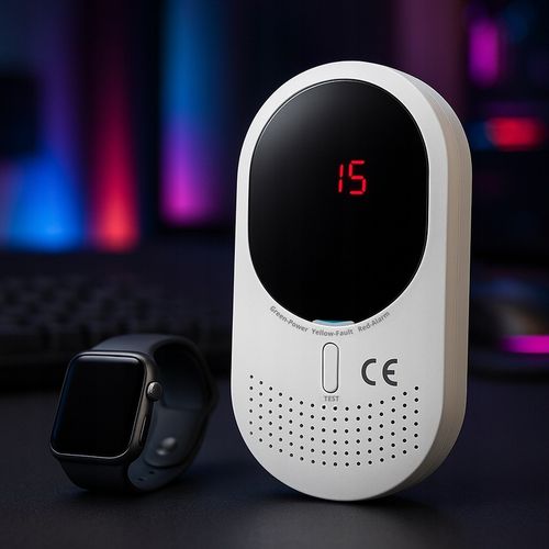 Czujnik Czadu Gazu Ziemnego Detektor Tlenku Węgla CERTYFIKOWANY 85dB LCD na Arena.pl