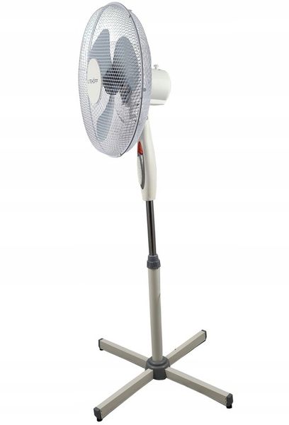 WENTYLATOR WIATRAK STOJĄCY PODŁOGOWY BIAŁY DUŻY zdjęcie 5