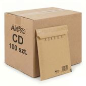 Koperty bąbelkowe ochrona przesyłek PREMIUM brązowe AirPro CD 100 szt.