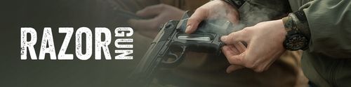 Cel wiatrówkowy spinner RazorGun 4 cele z resetem na Arena.pl