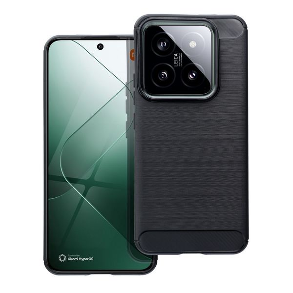 Futerał CARBON do XIAOMI 14 Pro czarny zdjęcie 1