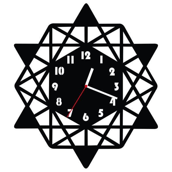 ZEGAR ŚCIENNY GEOMETRIA 38cm M 110.10 zdjęcie 2