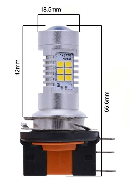 ŻARÓWKA LED H15 12V-24V CAN-BUS 1900lm zdjęcie 2