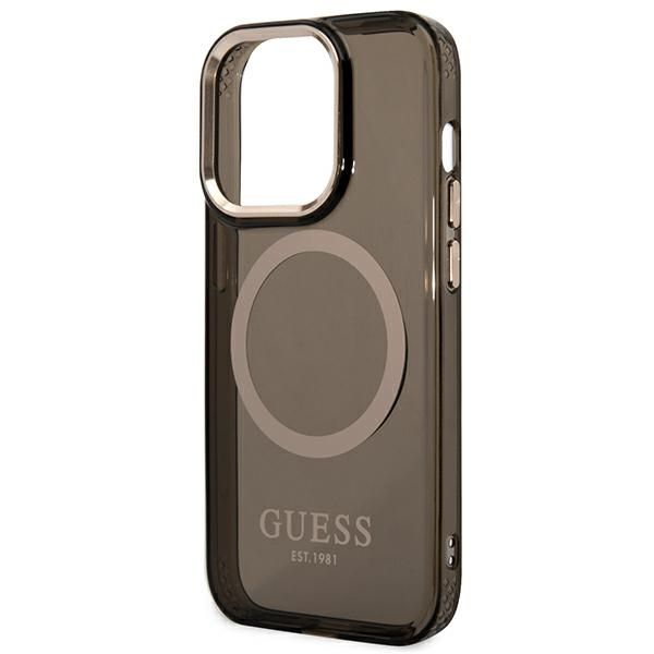 Etui Guess do iPhone 14 Pro Max, Czarny, MagSafe zdjęcie 6