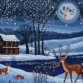 Plakat 40x40cm Przyszła Zima