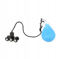 HHW01 BLUE HULA HOP Z WYPUSTKAMI I OBCIĄŻNIKIEM HMS