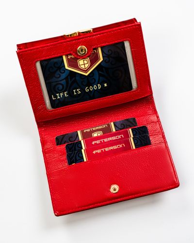 portfel damski skórzany ptn 15-09-cb-8782 red na Arena.pl