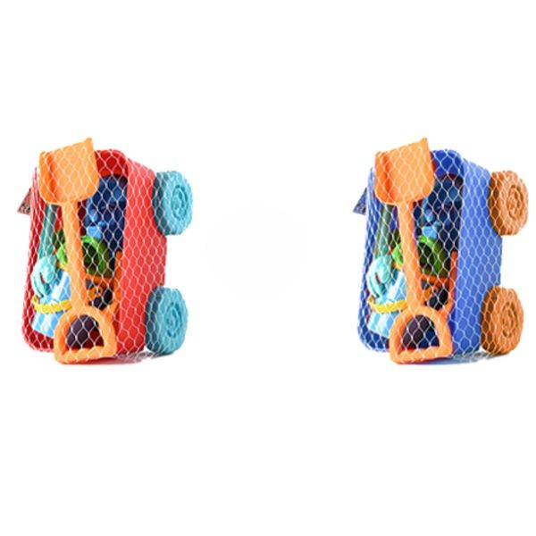 zabawki do piaskownicy Taczka Mini - czerwony zdjęcie 4