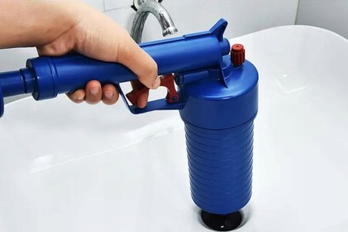 Przepychacz wc udrażniacz rur zlewu pistolet do przepychania toalet kret na Arena.pl