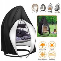 UNIWERSALNY Pokrowiec na kosz fotel wiszący kokon HUŚTAWKA OGRODOWA + ETUI
