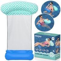 fotel do pływania leżak hamak wodny comfort plush 145 x 87 cm bestway