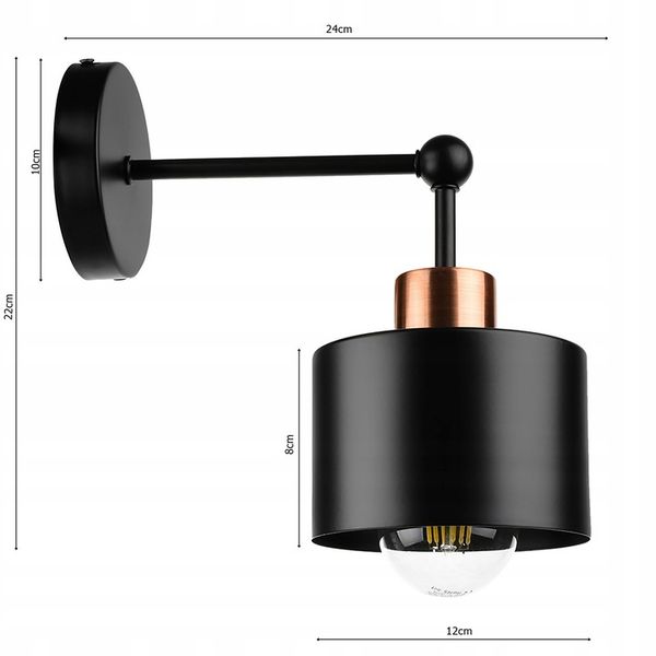 Lampa Ścienna Kinkiet Loft Edison LED zdjęcie 5