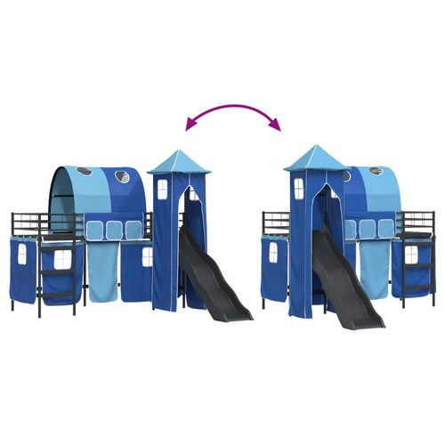 Czarny i niebieski 90 x 190 cm na Arena.pl