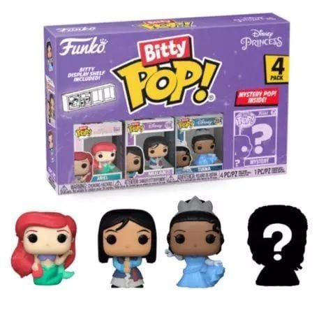 Funko Bitty POP! Disney Princess Ariel 2cm 4pak zdjęcie 1