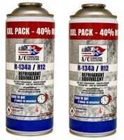 2x Gaz do klimatyzacji R134a 626g XL zestaw