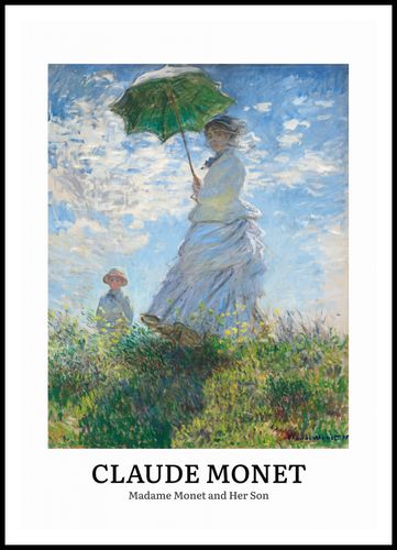 Plakat 70x100cm Design Madame Monet, Monet Vintage do Salonu na Arena.pl