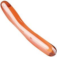 Rozgrzewający Szklany Penis - Do Cipki I Analu