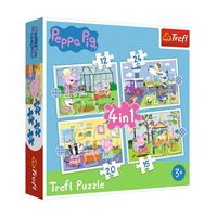 puzzle 4w1 wspomnienia z wakacji świnkapeppa 34359