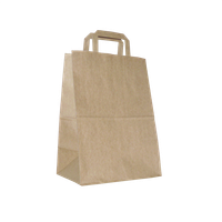 Torba papierowa 25 x 17 x 33 cm, 100 szt. beżowa AWIH