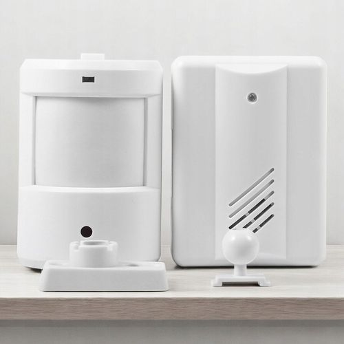 CZUJNIK RUCHU ALARM BEZPRZEWODOWY CZUJKA RUCHU SYGNALIZATOR WEJŚCIA KONTROL na Arena.pl