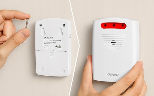 ALARM BEZPRZEWODOWY ZESTAW CZUJNIKÓW RUCHU PIR 120m IP44 90dB SYGNALIZACJA na Arena.pl