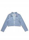 JUICY COUTURE POP LONG SLEEVE RIB VELOUR L