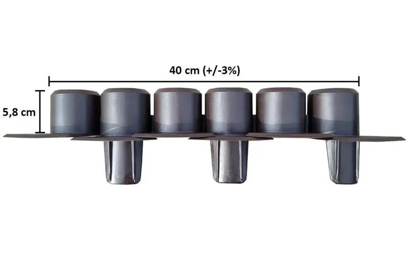 Palisada z najazdem 2,4 m brąz zdjęcie 3