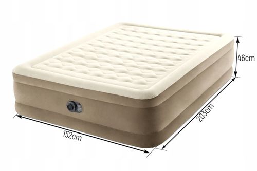 MATERAC DWUOSOBOWY Z WBUDOWANĄ POMPKĄ 152x203x46cm INTEX 64428ND na Arena.pl