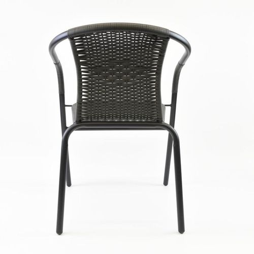 Zestaw krzeseł ogrodowych bistro, szare, 2 szt na Arena.pl