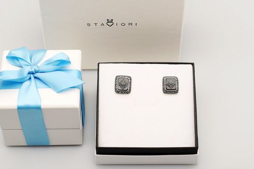 Srebrne kolczyki Staviori na Arena.pl