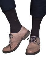 Skarpety męskie bambusowe eleganckie brązowe 43-46 YOCLUB