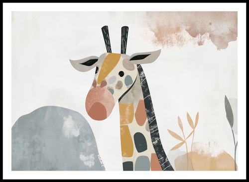 Plakat 84x59,5cm Żyrafa Bambino na Arena.pl