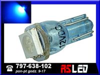 żarówka T6.5 R6.5 SMD FORD LANOS NIEBIESKA 12V 3W wysoka jakość