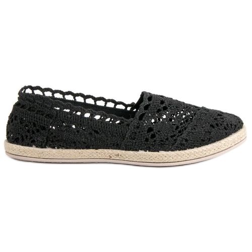 Koronkowe Czarne Espadryle r.39 na Arena.pl