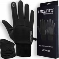 ZIMOWE OCIEPLANE RĘKAWICZKI DOTYKOWE WODOODPORNE WIATROSZCZELNE