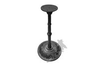 NOGA STOŁU H06 -  STANDARDOWA Z TALERZEM MOTYW ROŚLINNY PODSTAWA STÓŁ ŻELIWNA