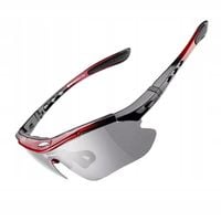 ROCKBROS WYTRZYMAŁE OKULARY SPORTOWE ROWEROWE FOTOCHROMOWE PRZECIWSŁONECZNE