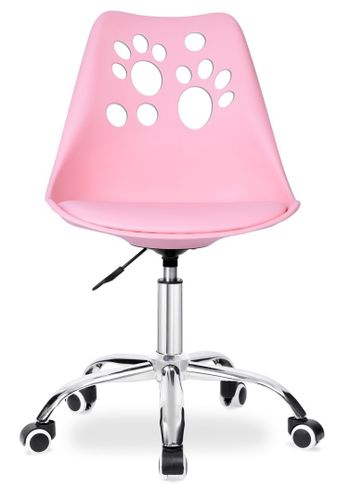 Fotel obrotowy Grover różowy na Arena.pl