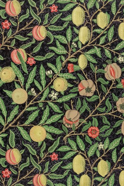 Plakat 61x91,5cm Fruit Pattern, William Morris Vintage do Salonu zdjęcie 1
