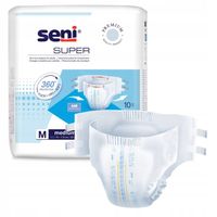 SENI SUPER PIELUCHOMAJTKI DLA DOROSŁYCH M 10SZT. ZAPINANE NA RZEPY