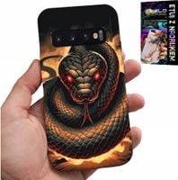 ETUI DO SAMSUNG GALAXY S10 - WĄŻ, WĘŻE KOBRA GRZECHOTNIK CASE + FOLIA