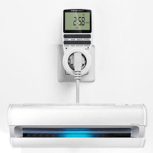 Qoltec Elektroniczny programator czasowy PC0628 3680W 16A LCD na Arena.pl