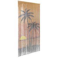 Zasłona przeciw owadom Palm Tree Print 100x200 cm Bambus