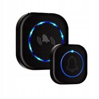 BEZPRZEWODOWY DZWONEK DO DRZWI WODOODPORNY IP44, ZASIĘG 300M