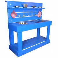 Kuchnia błotna z akcesoriami Niebieska