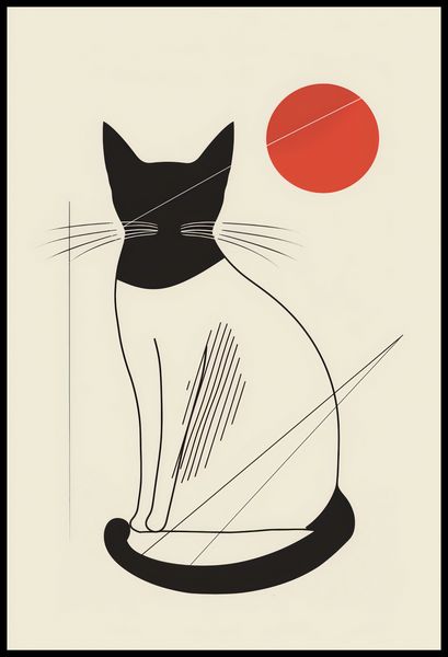 Plakat 61x90,5cm Czerwony Krąg zdjęcie 2