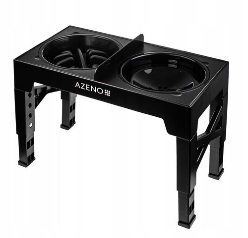 Miska dla Psa NA STOJAKU MISKA PODWÓJNA REGULOWANA DUŻA Spowalniająca 3w1 na Arena.pl