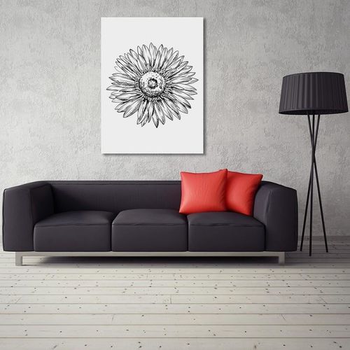 Obraz na płótnie - Canvas, Rysunek kwiatu 60x80 na Arena.pl